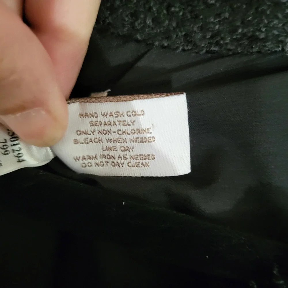 Chico's Size 3 (US 16) Metallic Tweed Open Front Blazer – Black Purple Jacket